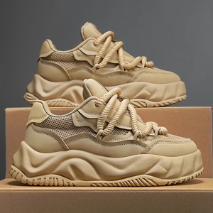 Venta Directa de Fábrica, Zapatos Deportivos Retro Gruesos, Transpirables, que Aumentan la Altura, Modernos y Casuales para Hombre, Otoño - Product Image 3