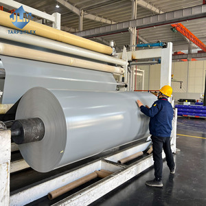 Lona de PVC Resistente de 400-700 GSM para Cubierta de Camiones |   Lona Recubierta de PVC, Suministro Directo de Fábrica - Product Image 2