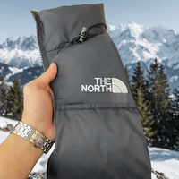 Veste matelassée unisexe décontractée à capuche, épaisse et rembourrée, 90 % duvet, avec fermeture éclair et puce NFC pour une protection contre le vent et une chaleur optimale