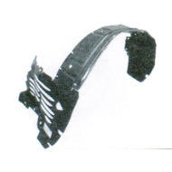 Revestimiento Interior del Guardabarros Delantero para Mercedes-Benz W210, Plástico Negro, 1996-1999, Clase E, Pieza de Repuesto BZ66005 - Product Image 2