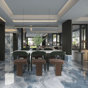 Azulejo de suelo de mármol con umbral de piedra de lujo Foshan 600x1200, azulejo de Jade de cerámica amarilla, ladrillo refractario para baño, sala de estar/comedor - Product Image 4