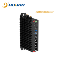 Mini-ordinateur embarqué Nodka Fanless BOX avec processeur N97, 4 ports Ethernet, contrôleur d'automatisation industriel, en stock