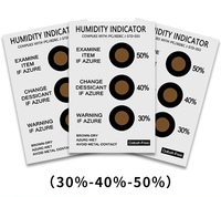 Carte indicatrice d'humidité 5 10 60 % sans cobalt, papier couché brun, azur, bleu, rose pour composants électroniques d'appareils photo et d'ordinateurs