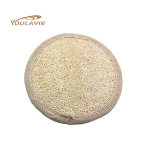 Éponge exfoliante naturelle en loofah personnalisable avec logo pour le corps et le visage, pour femmes et hommes - Product Image 3