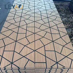 <span class=keywords><strong>Composite</strong></span> phòng khách trang trí cách âm tự nhiên oka không thấm nước Ốp gỗ hiện đại âm thanh hấp thụ âm tường Bảng điều khiển - Product Image 4