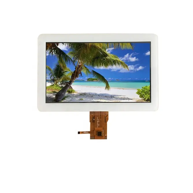 factory direct supply 7 inch lcd panel 800*480 with 24 bits 50 pin RGB interface