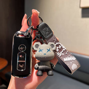 Funda para llave para Honda 125 150 SH125 <span class=keywords><strong>SH300</strong></span> 2016 2017 2018 2019 2020 Super Cub 125 motocicleta <span class=keywords><strong>Scooter</strong></span> 3 botones llavero inteligente - Product Image 6