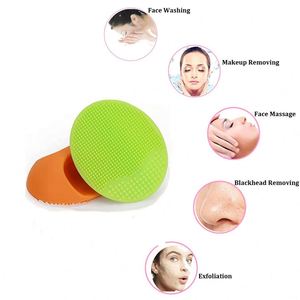 Brosses exfoliantes pour le visage avec logo personnalisé, brosses de bain, brosse nettoyante faciale en silicone pour la douche - Product Image 4