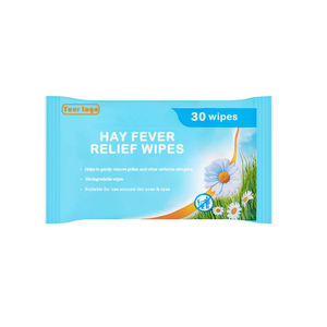 Bio kleen Hay Fever Relief Wipes Pfefferminz Teebaumöl Runny Nose Fever Relief Tissue Hilft bei der Linderung von Heuschnupfen Symptome Tücher - Product Image 1
