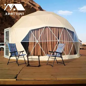 20平方米 Tent 测地线结构 Glamping 圆顶房子出售 PVC 面料