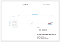 Sonde IButton étanche TMR-W - Lecteur de contact avec écrou fileté, sonde murale pour points de patrouille extérieurs et clés IButton