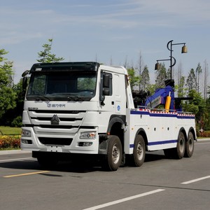 Oferta Especial: Camión Grúa de Rescate Sinotruk HOWO 8x4 con Plataforma Integrada y Elevador de Ruedas para el Mercado Africano - Product Image 2