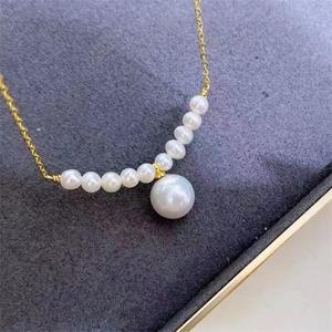 Collier rétro français Zhizhen, élégant, perle d'eau douce, style classique polyvalent, nouveau produit de Neckland Wenchi Chine - Product Image 1