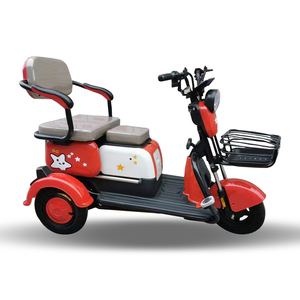 Triciclo Eléctrico <span class=keywords><strong>de</strong></span> 14 Pulgadas <span class=keywords><strong>para</strong></span> <span class=keywords><strong>Adultos</strong></span>, 3 Velocidades, Control Remoto, Motor sin Escobillas <span class=keywords><strong>de</strong></span> 48V/60V y 500W, Tipo Digital Inteligente, Carrocería Abierta con Buje Trasero - Product Image 3