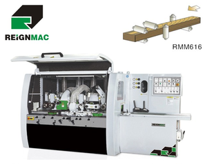 REIGNMAC Moulder par Foshan Woodworking Machinery Supplier Nouvelle Raboteuse à 4 côtés avec moteur Raboteuse à bois - Product Image 2