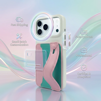 Étui de téléphone en cuir PU avec porte-cartes et dragonne, protection antichoc avec découpe pour appareil photo