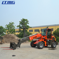 2023 LTMG hergestellt in China 1 Tonne 1,5 Tonnen 2 Tonnen Teleskop lader mit 17m 18m Gabelstapler aufsätzen