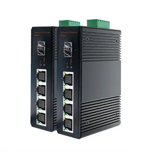 Ethernet Switch Industrial Fiber Optic Switch 100mbps/Gigabit Switch With SFP For Security Surveillance Camera