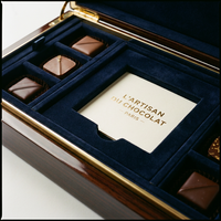 Luxuriöse Schokoladen-Geschenkbox mit Anpassbarer Schaumstoffeinlage, Offset-Logo-Prägung, Premium-Starrverpackung für Gourmet-Schokoladen