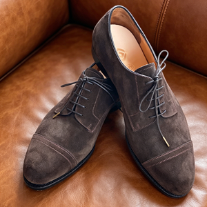 <span class=keywords><strong>Chaussures</strong></span> pour hommes Derby New Gulen, petites, marron, en <span class=keywords><strong>cuir</strong></span> anti-velours, style business décontracté, semelle en <span class=keywords><strong>cuir</strong></span> cousue à la main Goodyear, respirantes - Product Image 1