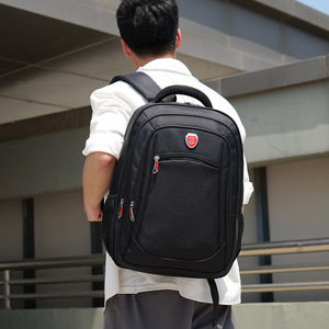Men's <b>Backpack</b> <b>Black</b> 20-35L With Usb Port For Travel And School - Product Image 2
