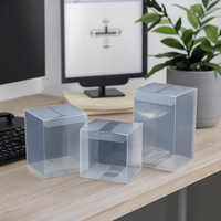 Boîtes en sergé PVC à haute transparence personnalisées écologiques pour les activités de cadeaux d'entreprise en gros respectueuses de l'environnement