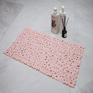 YIDE Anti slip mould resistant comfy pvc bath mats bathroom essentials