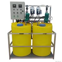 Réservoir de mélange et de dosage d'acides chimiques en PE plastique professionnel pour les stations d'épuration des eaux usées domestiques