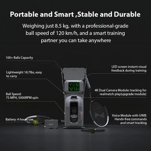 Máquina <span class=keywords><strong>de</strong></span> Lanzamiento <span class=keywords><strong>de</strong></span> Pelotas <span class=keywords><strong>de</strong></span> <span class=keywords><strong>Tenis</strong></span> Inteligente Plegable Tenniix, Entrenador con IA, Control por Voz, Máquina <span class=keywords><strong>de</strong></span> Entrenamiento <span class=keywords><strong>de</strong></span> Tiro con Pelotas <span class=keywords><strong>de</strong></span> <span class=keywords><strong>Tenis</strong></span> - Product Image 5