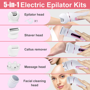 Rasoir Électrique Femme 5-en-1 pour Épilation, Épilateur Rechargeable USB pour Jambes et Bras – Vente en Gros - Product Image 3