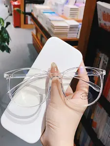 Yüksek kaliteli klasik retro yuvarlak gözlük çerçeveleri optik gözlük bilgisayar gözlük anti mavi ışık unisex stok