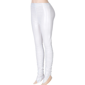 PU Da Cao Eo Xếp Chồng Lên Nhau Quần Mùa Thu Mùa Đông Phụ Nữ Thời Trang Thời Trang Thời Trang Thời Trang Thời Trang Quần Câu Lạc Bộ Quần Áo Mùa Thu Mùa Thu Mùa Thu Thời Trang dạo phố - Product Image 5