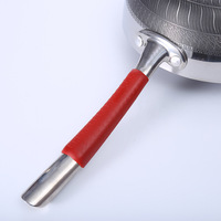 Nouvelle Poêle Wok Antiadhésive à Double Fond, Multifonctionnelle, avec Couvercle en Verre, pour Usage Domestique, Idéale comme Cadeau