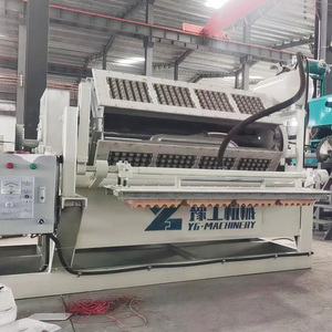 Máquina de reciclaje de cartón antiguo Nuevo y usado, máquina rotativa para bandejas de huevos y pulpa de papel para hoteles - Product Image 2