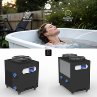 Dilikai 3HP 5HP 7HP Système de refroidissement Piscine Sauna Spa Chauffe-eau 220V/380V Réservoir d'eau froide et refroidisseur de bain de glace