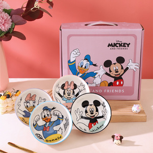 <span class=keywords><strong>Mickey</strong></span> chuột Minnie <span class=keywords><strong>Donald</strong></span> vịt gốm Bát Đĩa nhỏ đĩa hoạt hình Bộ đồ ăn gia đình - Product Image 4