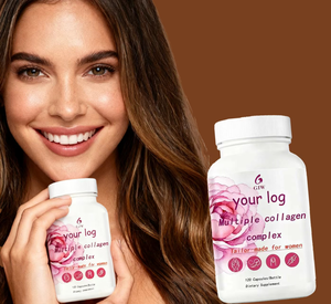 マルチコラーゲンプロテインパウダーとカプセル、オーガニック、ビーガン、カスタマイズ可能なハーブサプリメント、美容、育毛、健康サポート用 - Product Image 4