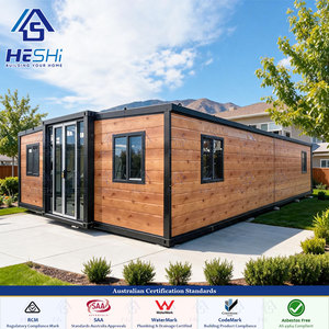 บ้านสำเร็จรูปแบบขยายได้มาตรฐาน AU ขนาด 20 ฟุต 40 ฟุต 1 2 3 4 5 ห้องนอน บ้านพับได้ ราคาประหยัด บ้านเคลื่อนที่ วิลล่า - Product Image 1
