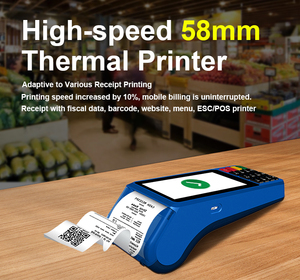 <span class=keywords><strong>Android</strong></span> 10 dữ liệu không dây cầm tay mini POS thiết bị đầu cuối với NFC và máy in z60a - Product Image 4