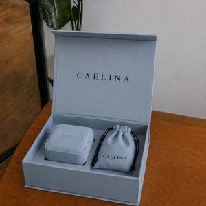 New Magnetic Flip Jewelry <b>Box</b> Set Includes Velvet Pouch & <b>Ring</b> <b>Box</b> Custom Logo Option Premium <b>Gift</b> Storage Packaging - Product Image 3