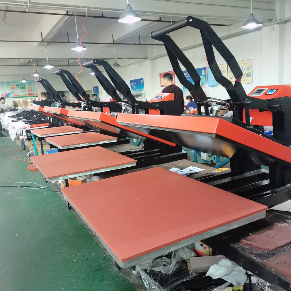 New Large Format Electric Sublimation Heat Press Machine Manual 100x80 ...