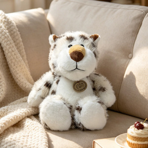 Peluche de Animales Salvajes de Alta Calidad, Suaves y Esponjosos: Perezoso, Rana, Vaca, León, Leopardo de las Nieves, Juguete de Peluche, Decoración Estética para Habitación, Recuerdo, Regalo - Product Image 3