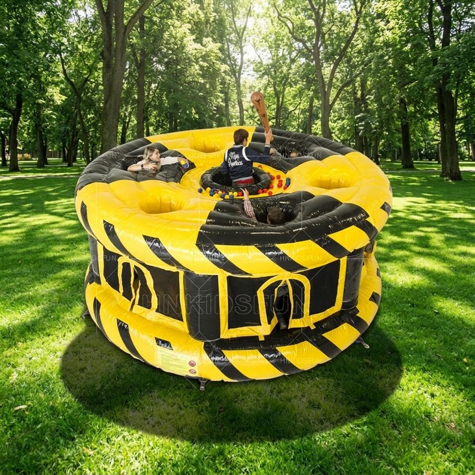 Outdoor Interactive Inflatable Game Carnival Entertainment Human Mole ...