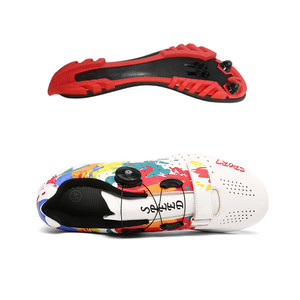 Chaussures de vélo sans lacets de style nouveau, plates, printemps-été, pour hommes et femmes, vélo de route, VTT, semelle rigide - Product Image 3