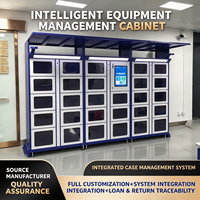Armoire à équipements intelligente, armoire à compartiments individuels indépendants avec stockage RFID pour institutions confidentielles