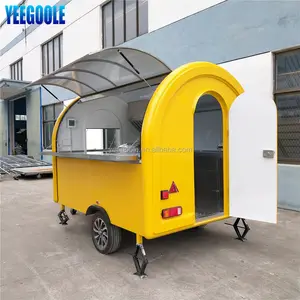 Yeegoole Mobil Succe Desain Baru, Kendaraan Bisnis, Van/Mini Bus Oman Trailer Makanan dengan Lampu LED