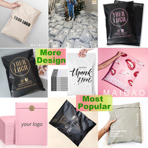 Tùy chỉnh màu hồng đen trắng thân thiện với môi vận chuyển phong bì bưu phẩm túi với logo tùy chỉnh compostable <span class=keywords><strong>Poly</strong></span> Túi bưu phẩm cho quần áo - Product Image 3