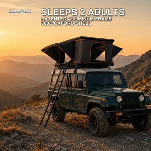Carpa de Techo Rígida con Elevación por <span class=keywords><strong>Helicóptero</strong></span>, Doble Capa de Tela Oxford, para 2-3 Personas, 4 Estaciones, para Overlanding en SUV, Dachzelt - Product Image 1