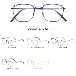 Promotion Metal Optical Glasses Wholesale Mix Colors Fast Delivery Stainless Eyewear Frame Brand Frame Metal Cheap