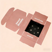 Boîte d'emballage écologique pour les soins de la peau et de beauté avec logo personnalisé Matériaux recyclés Enveloppe en papier ondulé pour la livraison de cadeaux
